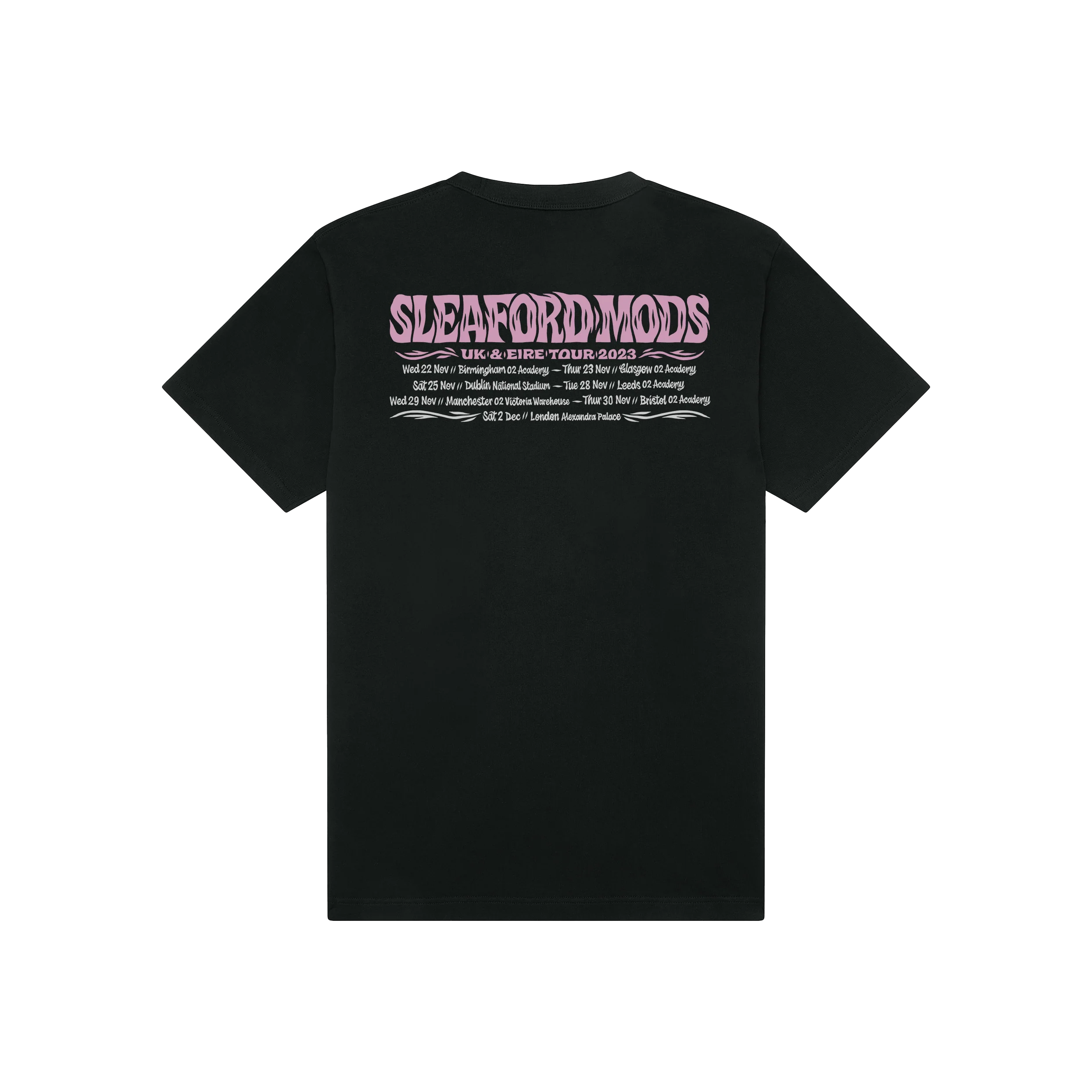 GRIM TOUR (UK & EIRE) Black T-Shirt - Image 2