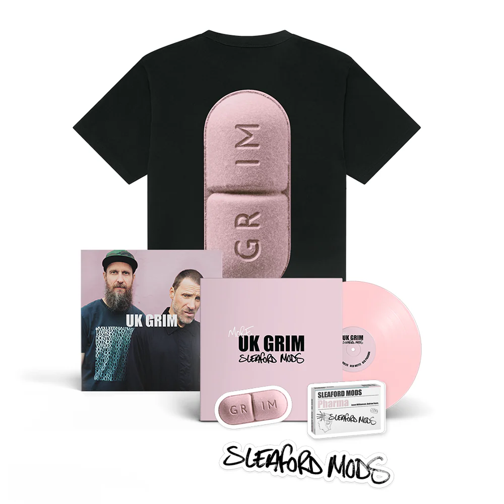 MORE UK GRIM: Double Album, T-Shirt + Sticker Pack - Image 2
