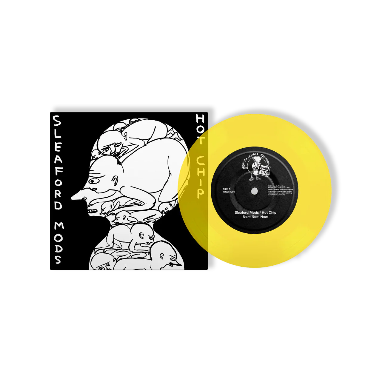 Nom Nom Nom / Cat Burglar: Limited Neon Yellow Vinyl 7" Single