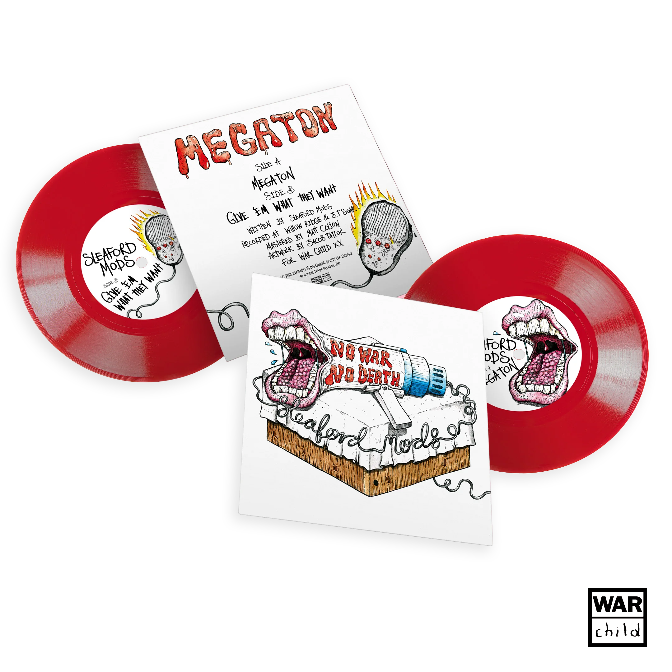 Megaton: Signed Red Vinyl 7" Single