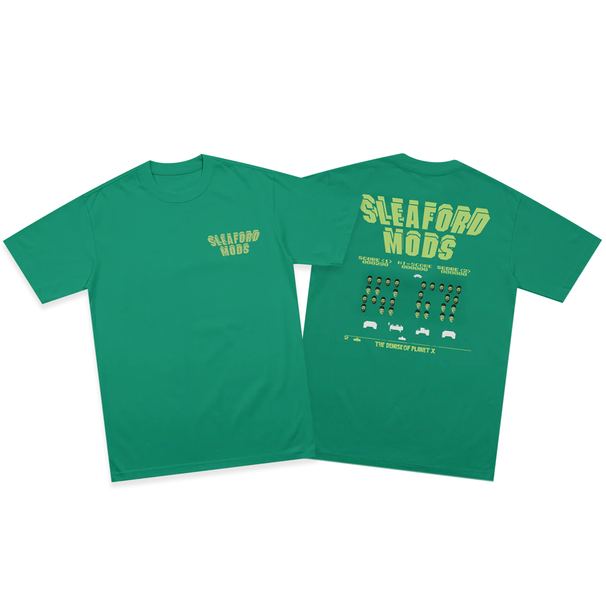 The Demise Of Planet X: Green T-Shirt. - Image 2