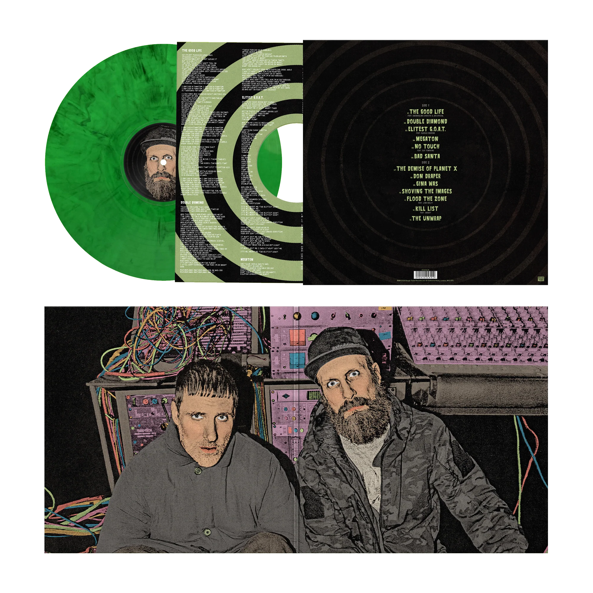 The Demise Of Planet X: Neon Green Marble Vinyl LP (Indie Exclusive) - Image 2