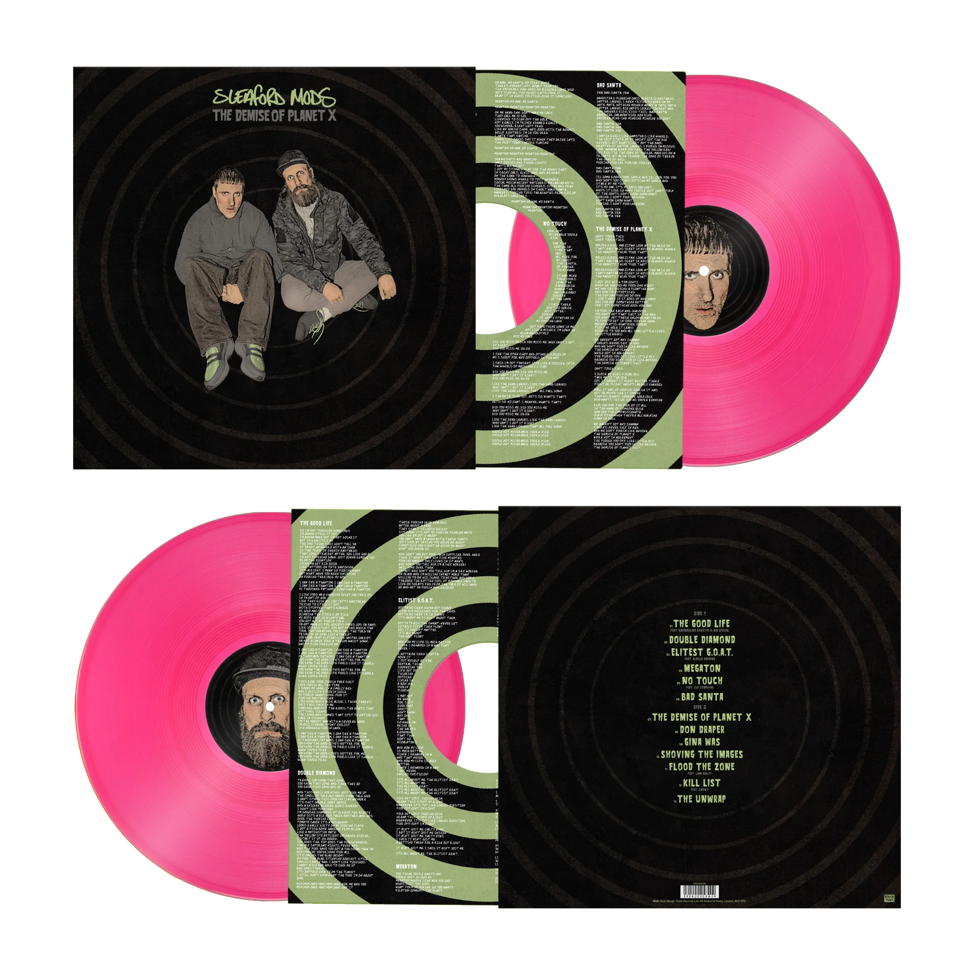The Demise Of Planet X: Neon Pink Vinyl LP - Image 2